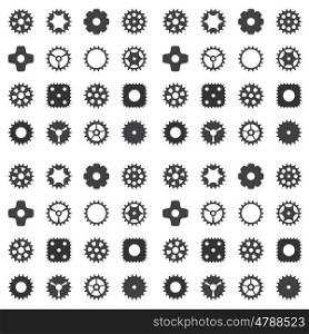 Machine Gear Wheel Cogwheel seamless pattern. Vector illustration. EPS10. Machine Gear Wheel Cogwheel seamless pattern. Vector illustratio