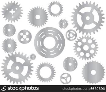 Machine Gear Wheel Cogwheel Vector. EPS 10.