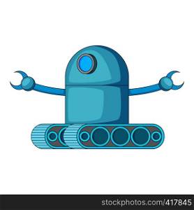 Machine robot icon. Cartoon illustration of machine robot vector icon for web. Machine robot icon, cartoon style