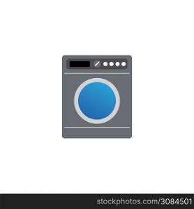 MACHINE WASHING CLOTHES ICON VECTOR