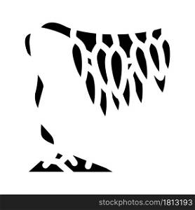 macrocystis seaweed glyph icon vector. macrocystis seaweed sign. isolated contour symbol black illustration. macrocystis seaweed glyph icon vector illustration