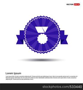 Maddle Icon - Purple Ribbon banner