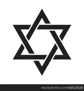Magen David (The Shield of David, or The Star of David, or The Seal of Solomon), the Jewish Hexagram. Traditional Hebrew sign and one of the main symbols of Israel, Judaism and Jewish identity.
