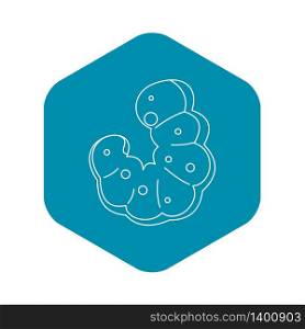 Maggot icon. Outline illustration of maggot vector icon for web. Maggot icon, outline style