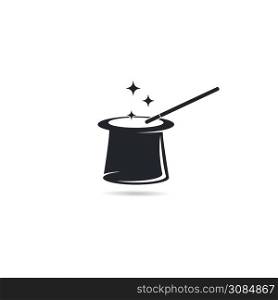 Magic cap logo concept,vector illustration design