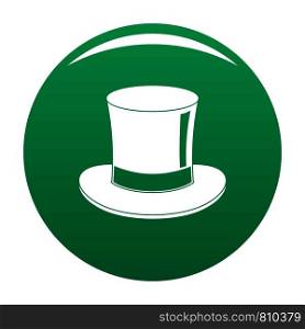 Magic cylinder icon. Simple illustration of magic cylinder vector icon for any design green. Magic cylinder icon vector green