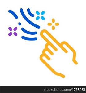 Magic Gesture Icon Vector. Outline Magic Gesture Sign. Color Isolated Contour Symbol Illustration. Magic Gesture Icon Vector Outline Illustration
