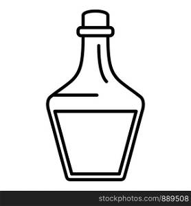 Magic potion icon. Outline magic potion vector icon for web design isolated on white background. Magic potion icon, outline style