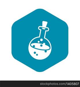 Magic potion icon. Simple illustration of magic potion vector icon for web design isolated on white background. Magic potion icon, simple style