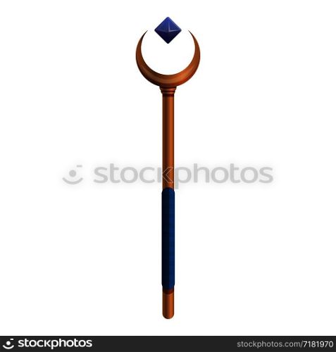 Magic stick icon. Cartoon of magic stick vector icon for web design isolated on white background. Magic stick icon, cartoon style