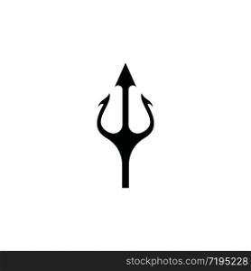 Magic trident logo and symbols template vector
