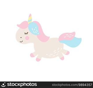 Magic unicorn childish illustration. Stay unique text with fairy pony. Vector scandinavian Illustration. Perfect for baby and kids design, t-shirt print, nursery decoration, poster, greeting card.. Magic unicorn childish illustration. Stay unique text with fairy pony. Vector scandinavian Illustration. Perfect for baby and kids design, t-shirt print, nursery decoration, poster, greeting card