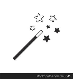 magic wand icon vector design illustration