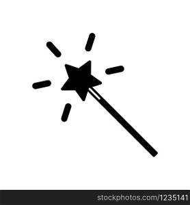 magic wand - magic stick icon vector design template