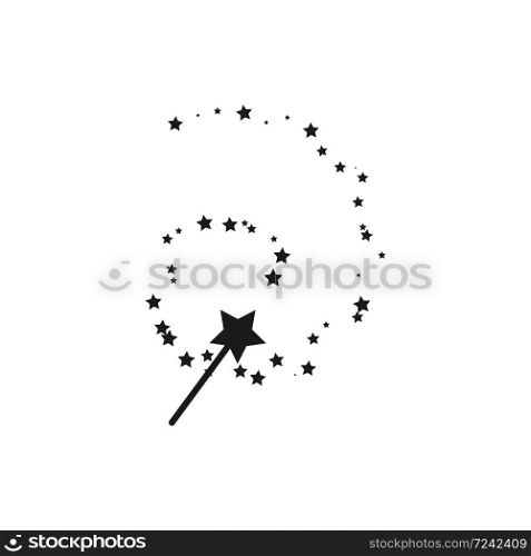 Magic wand. Simple vector icon for thematic design, sites and applications, isolated on white background.
