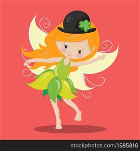 MAGICAL, LUCKY, FAIRY, STAND, 01, Vector, illustration, cartoon, graphic