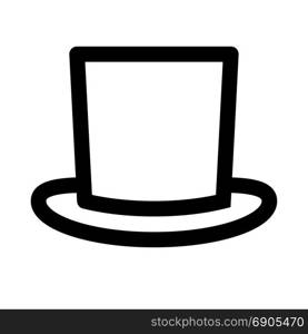magician&rsquo;s hat, icon on isolated background
