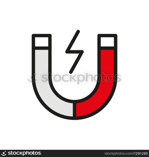 Magnet icon vector design templates on white background