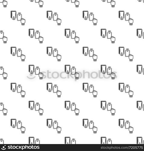 Magnetic lock pattern vector seamless repeating for any web design. Magnetic lock pattern vector seamless