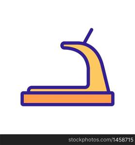magnetic treadmill icon vector. magnetic treadmill sign. color symbol illustration. magnetic treadmill icon vector outline illustration