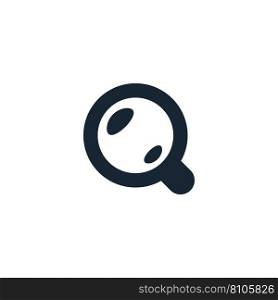 Magnifier creative icon from stationery icons Vector Image