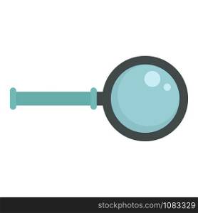 Magnifier icon. Flat illustration of magnifier vector icon for web design. Magnifier icon, flat style