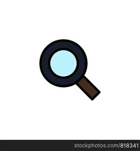 Magnifier, Search, Zoom, Find Business Logo Template. Flat Color