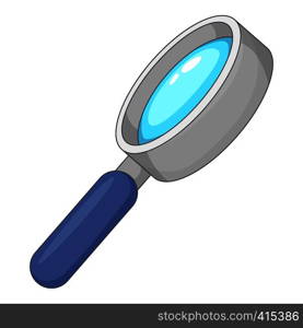 Magnify icon. Cartoon illustration of magnify vector icon for web. Magnify icon, cartoon style