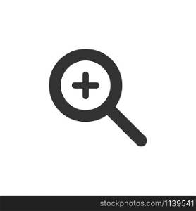 Magnifying glass icon graphic design template vector isolated. Magnifying glass icon graphic design template vector