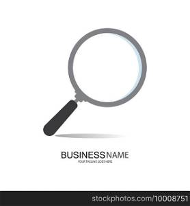 magnifying glass icon logo element illustration,magnifying glass symbol design colored collection.magnifying glass concept.can be used in web and mobile