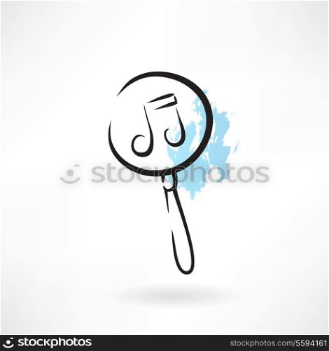 magnifying glass icon Music