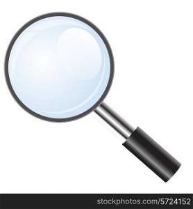 Magnifying glass icon, search icon. Vector illustration.