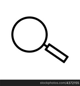 Magnifying glass icon vector