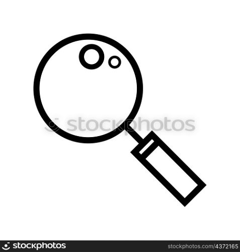 Magnifying glass icon vector