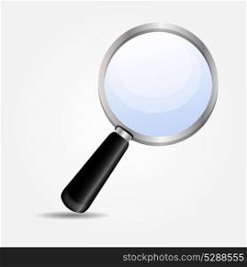 magnifying glass icon vector illustration
