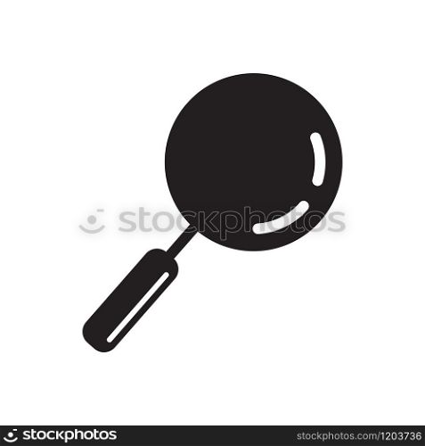Magnifying glass icon vector in trendy design