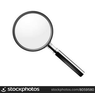 Magnifying glass. Magnifying glass isolated on white background