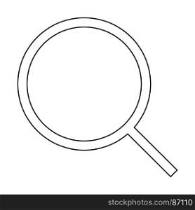Magnifying glass or loupe icon .. Magnifying glass or loupe icon .