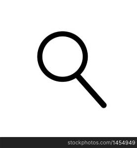 Magnifying glass vector icon. Flat magnifier for explore or search. Zoom magnify icon for web, social media. vector illustration. Magnifying glass vector icon. Flat magnifier for explore or search. Zoom magnify icon for web, social media. vector