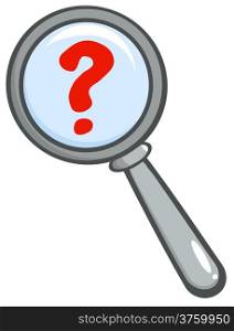 Magnifying Glass With Question Mark