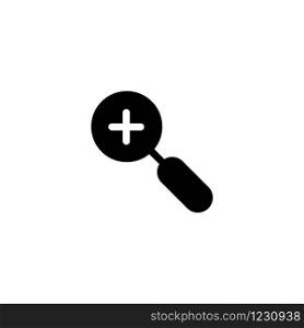 Magnifying icon design template vector