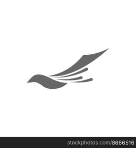 Magpie logo icon illustration design vector