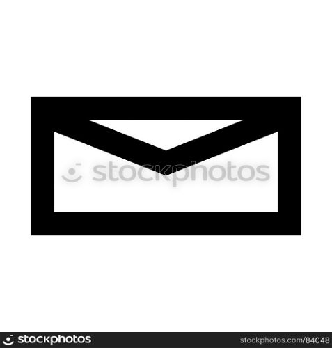 Mail black icon .