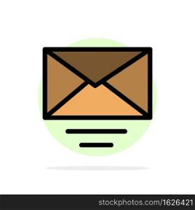 Mail, Email, Text Abstract Circle Background Flat color Icon