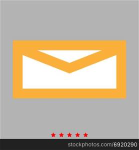 Mail icon . Flat style. Mail icon . It is flat style