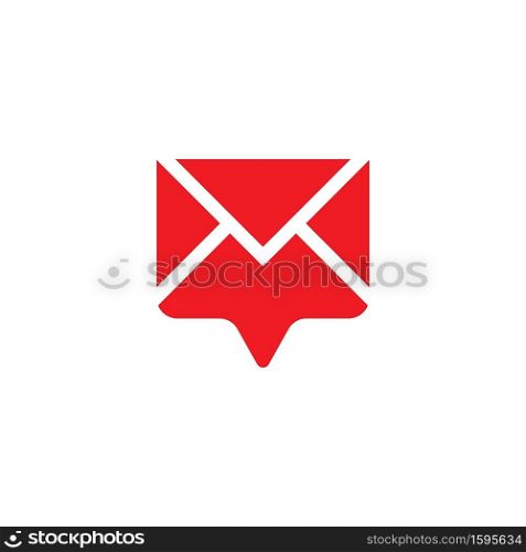 Mail icon logo vector template