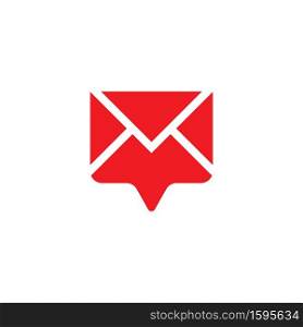Mail icon logo vector template
