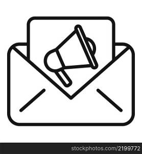 Mail marketing icon outline vector. Online media. Design email. Mail marketing icon outline vector. Online media