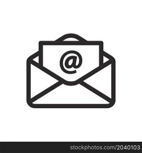 mail, message, communication icon vector design illustration