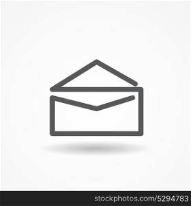 Mail Post Icon Isolated Vector Illustration EPS10. Mail Post Icon Vector Illustration